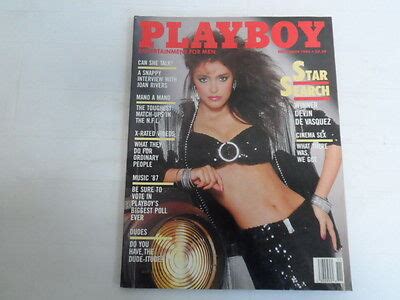 Playboy November Devin Devasquez Donna Edmondson Ebay