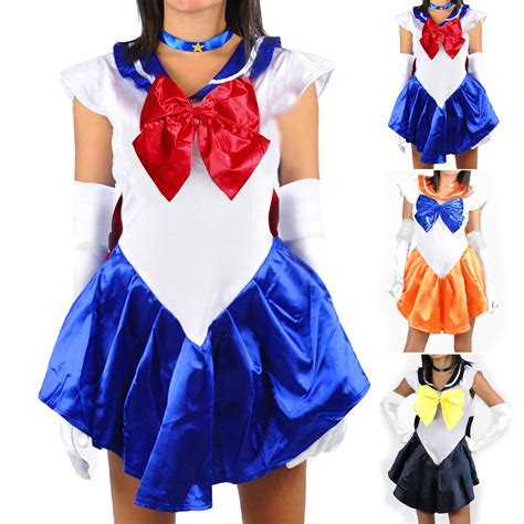 Diy clothes fantasy clothing sailor outfits cosplaystyle costume patterns types of fashion styles sailor moon costume do it yourself costumes festival costumes. Sailor Moon Venus Uranus Sailormoon Costume Uniform Fancy Dress Gloves Headband | eBay