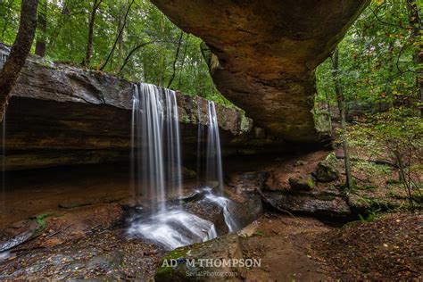 Ohios Rock Bridge Isnt Just A Waterfall But Also A Natural Arch