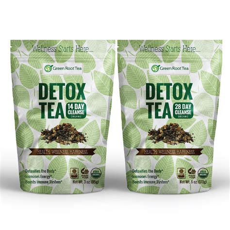 Organic Detox Tea 28 Day Weight Loss Cleanse 56 Servings Liver