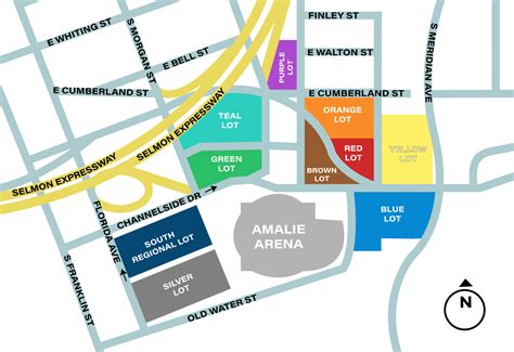 Magness Arena Parking Map