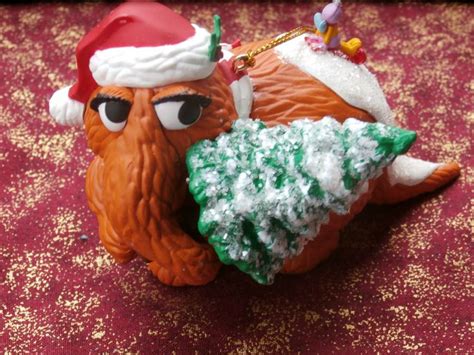 Vintage Snuffy Ornament Grolier Christmas On Sesame Street Mr Etsy