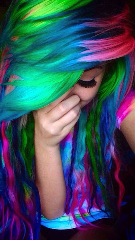 Vivid Hair Color Cute Hair Colors Rainbow Hair Color Hair Color Crazy Pretty Hair Color