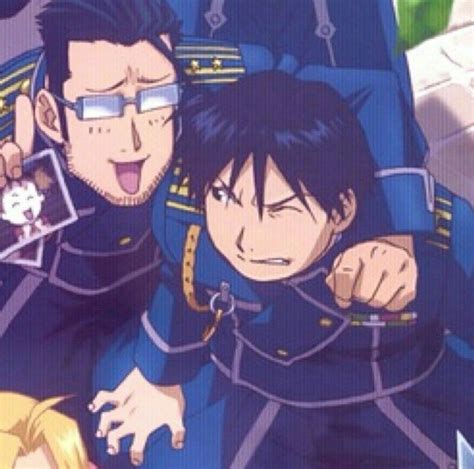 Roy Mustang And Maes Hughes Roy Mustang Fma Fullmetal Alchemist