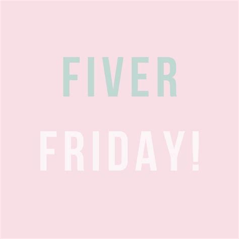 Fiver Friday Special Offer Five Pounds Offer Giveaway Personalised