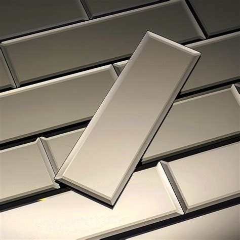 3 X 10 Gold Mirror Tile With Beveled Edge Tile Bay