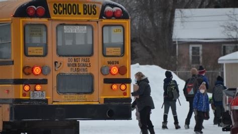 Winter Weather Prompts School Bus Cancellations Cbc News