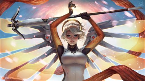 1920x1080 Mercy Overwatch Game Laptop Full Hd 1080p Hd 4k Wallpapers