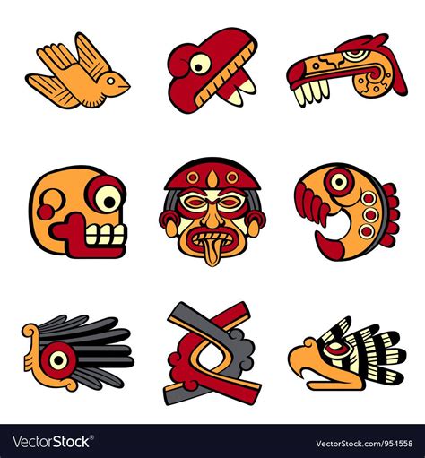Pin By Laura Hastings On Chinese Paintings Aztec Symbols Aztec Art