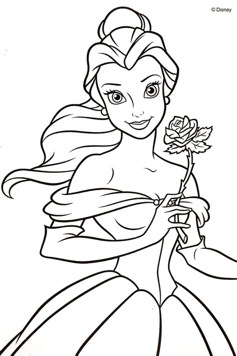The printable coloring page of princess amber. Pin by Tarri Pierse on coloriage | Belle coloring pages ...