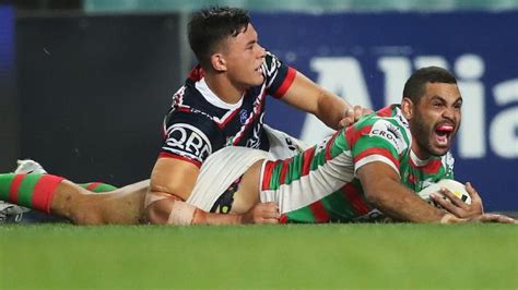 South sydney rabbitohs nrl 3 pc infant gift set with bodysuit, beanie & bib size. Inglis of old returns as Rabbitohs rout Roosters ...