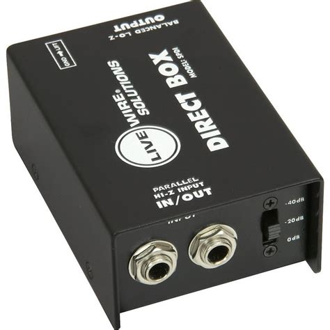 The Direct Box Is An Easy Way To Connect With Other Devices And Use It