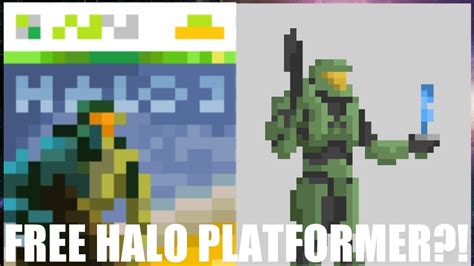 Pixel Art Halo Spartan Runner Android 1080p 60fps