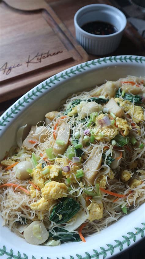 Bahan nak buat kuah sedap mee rebus singapore. Mee Hoon Putih Dengan Sambal Kicap - Azie Kitchen