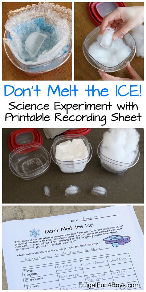 Ice Cube Science Experiment