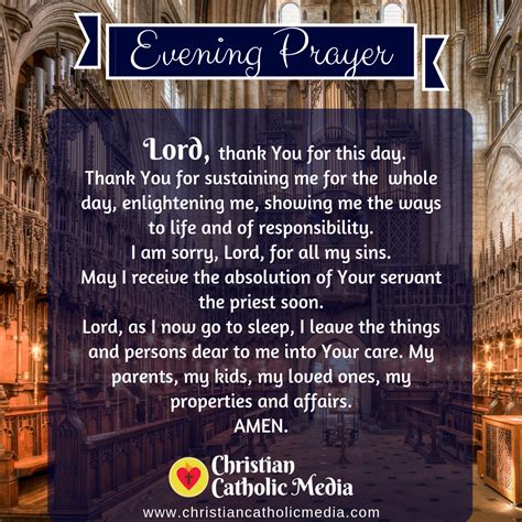 Evening Prayer Catholic Sunday 1 5 2020 Christian Catholic Media