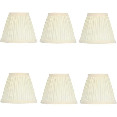 Upgradelights Set Of 6 Silk Chandelier Lamp Shades 5 Inch Euro Style