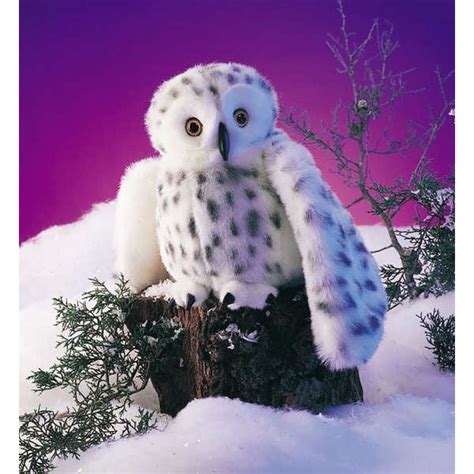Folkmanis Snowy Owl Hand Puppet Hand Puppets