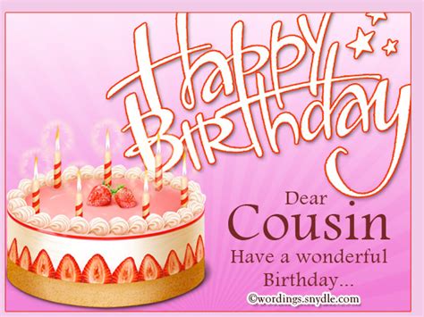 Birthday Wishes For Cousin Wordings And Messages