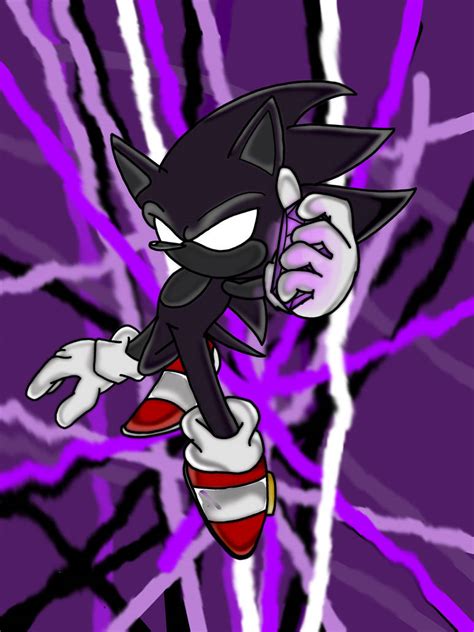 Dark Super Sonic By Inforpitude On Deviantart