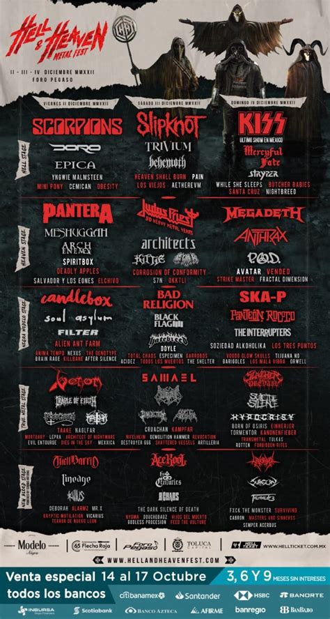 Hell And Heaven Metal Fest Anuncia Cartel Final Y Definitivo Bitácora