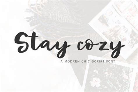 Stay Cozy Font Creativework247 Pretty Fonts Beautiful Fonts