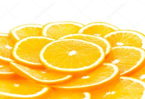 Sliced Orange Isolated Over White — Stock Photo © Spaxiax 2884525