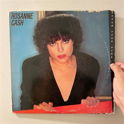 Columbia Roseanne Cash Seven Year Ache Lp Vintage Vinyl Record Grailed