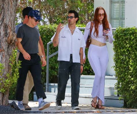 Sophie Turner Rocks White Crop Top During Outing With Joe Jonas Hollywood Life