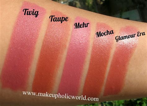 Mac Twig Taupe Mehr Mocha Mac Lipstick Mac Lipstick Swatches Lipstick For Dark Skin