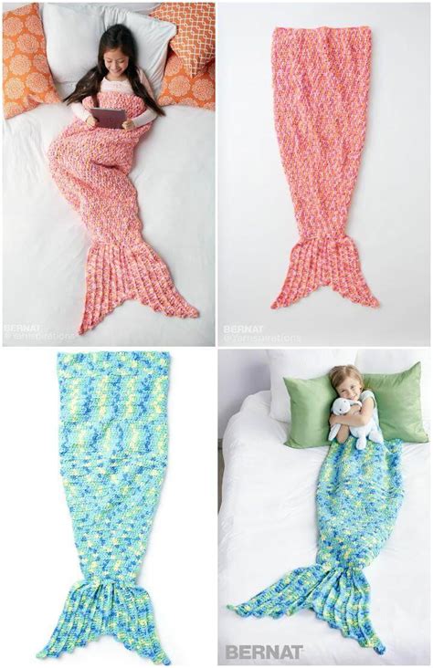 22 Free Crochet Mermaid Tail Blanket Patterns Diy And Crafts