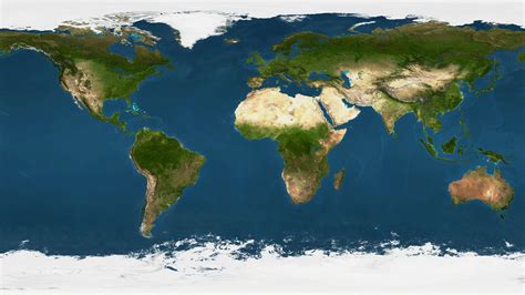 Realistic Map Of The World United States Map
