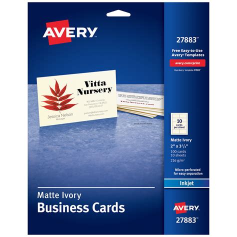 Avery Free Business Card Templates
