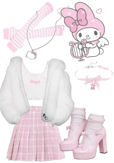 My Melody Outfit Outfit Shoplook My Melody Outfit Creepy Doll