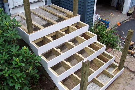 How To Cover Concrete Steps With Wood Coverszb