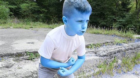 Blue Kid Hulk Transformation Youtube
