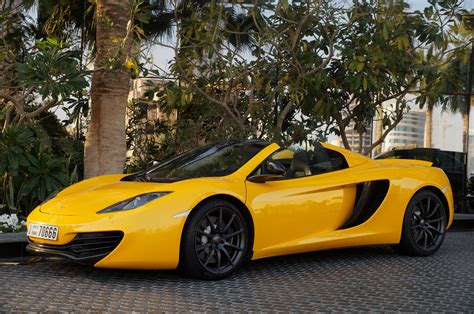 Wallpaper Road Supercars Yellow Sony Dubai Sports Car Mclaren