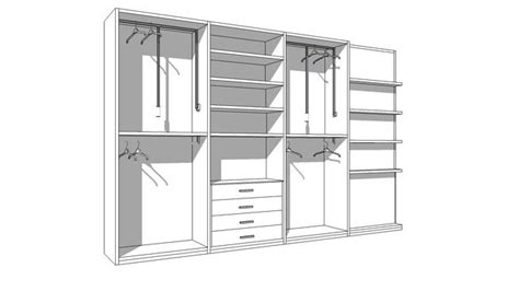Large preview of 3D Model of Silenia Wardrobe | Online closet design