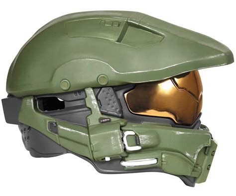 Kids Deluxe Master Chief Light Up Helmet Halo Costumes Master Chief