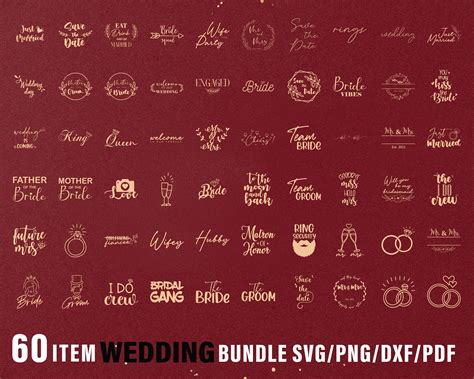 Wedding Bundle Wedding Sign Bundle Wedding Svg Wedding Sign Svg Cards And Ts Svg Rustic