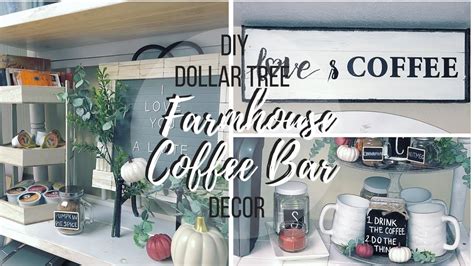 This diy coffee cart uses copper piping and pine wood. DIY DOLLAR TREE FARMHOUSE COFFEE BAR DECOR - YouTube