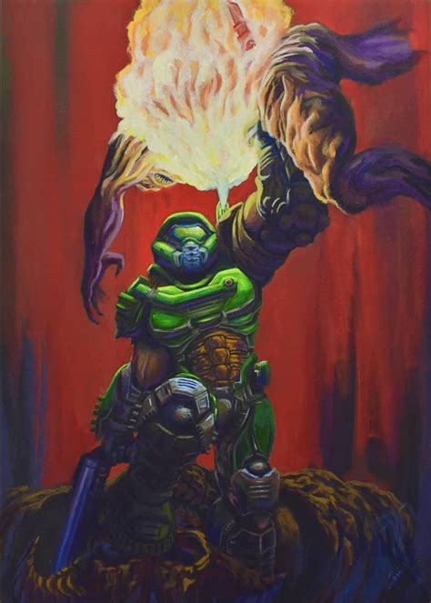Doom Ps4 Doom 2016 Doom Game Slayer Meme Bioshock Video Game Art Dark Fantasy Art Jojos