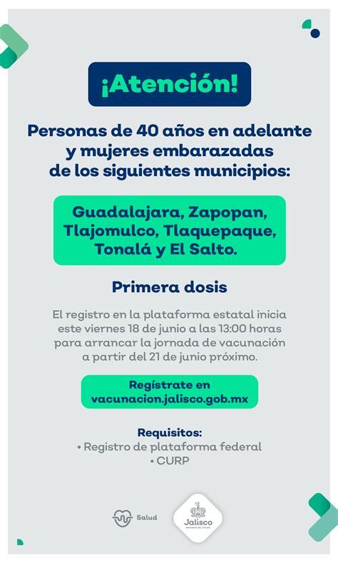 Fray antonio alcalde #1221, col. En Jalisco la vacunación... - Secretaría de Salud Jalisco ...