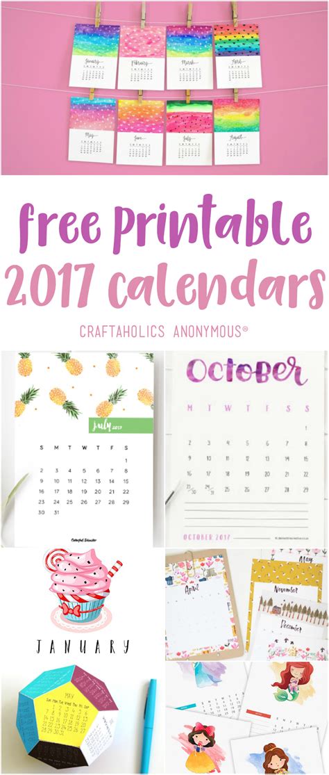 Or use our monthly, weekly, or daily calendar template. Free Printable 2017 Calendars Free Calendar 2017 Calendar