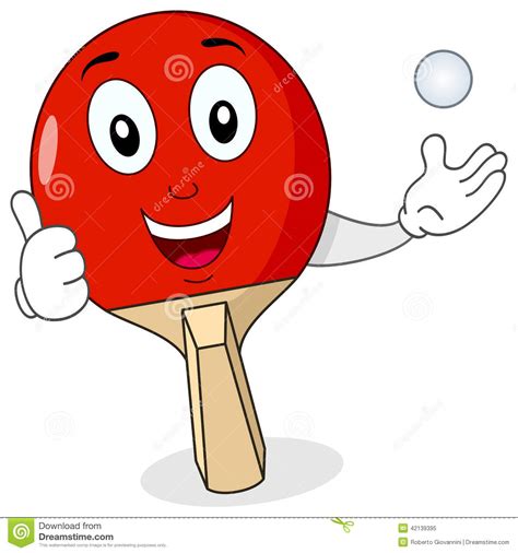 All of the images and design are printed in full color. Ping Pong Or Table Tennis Racket Stock Vector - Image ...