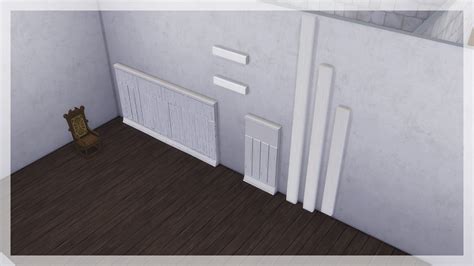 My Sims 4 Blog Wall Panels And Beams By Zxta