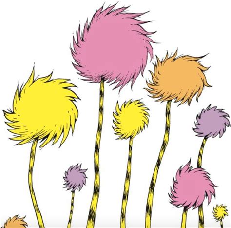 Dr Seuss Yellow Truffula Tree Png & Free Dr Seuss Yellow Truffula Tree