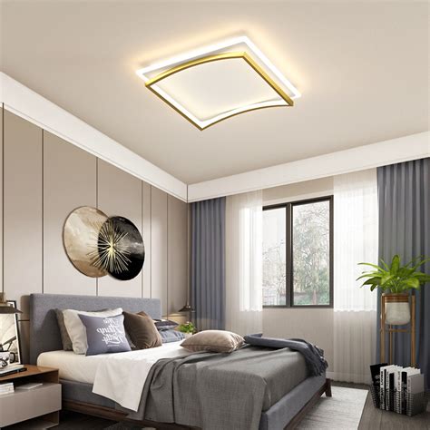 Modern Minimalist Bedroom Light Living Room Ceiling Light Rectangular