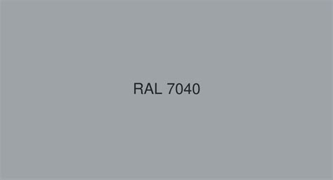 RAL Window Grey RAL 7040 Color In RAL Classic Chart