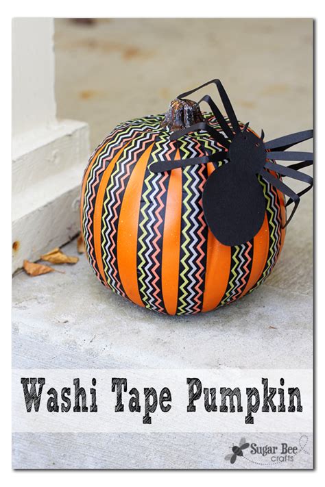 Washi Tape Pumpkin Sugar Bee Crafts